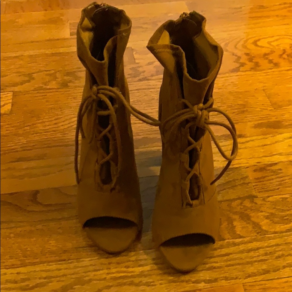 Brown booties